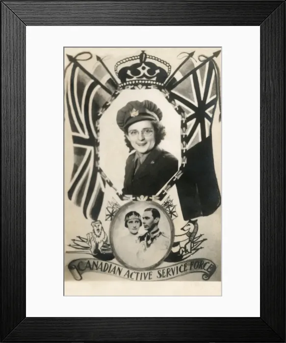 Framed Print : Card from the front - World War Two Framed Print : Card from the front - World War Two