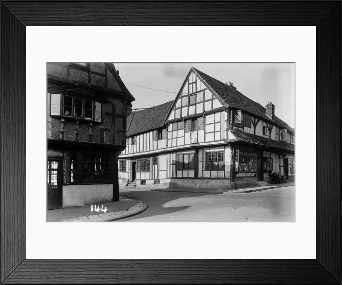Framed Print : Charming Tudor-Style Architecture Framed Print : Charming Tudor-Style Architecture