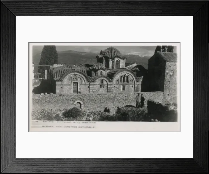 Framed Print : Greece - Mystras - Saint Demetrius Cathedral
