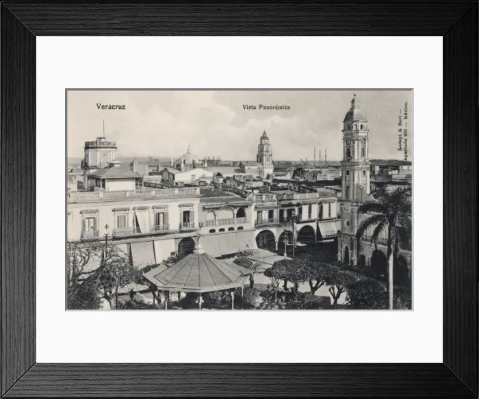 Framed Print : Mexico - Panoramic View of Veracruz Framed Print : Mexico - Panoramic View of Veracruz