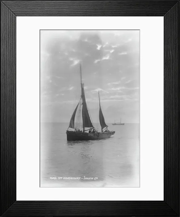 Framed Print : Sailing Vessels off Dovercourt Framed Print : Sailing Vessels off Dovercourt
