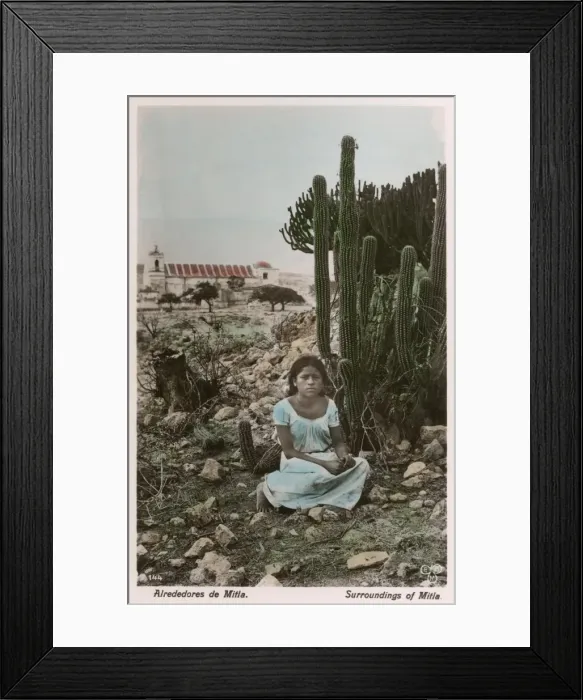 Framed Print : Mexico - Surroundings of Mitla Framed Print : Mexico - Surroundings of Mitla