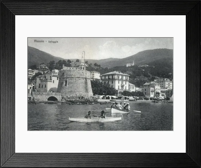 Framed Print : Italy - Alassio - The Beach Framed Print : Italy - Alassio - The Beach