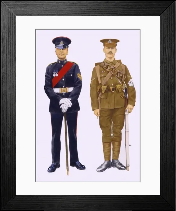 Framed Print : Lance Corporal - South Staffordshire Regiment Framed Print : Lance Corporal - South Staffordshire Regiment