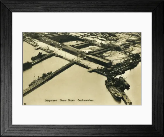 Framed Print : Heligoland - The New Port Framed Print : Heligoland - The New Port