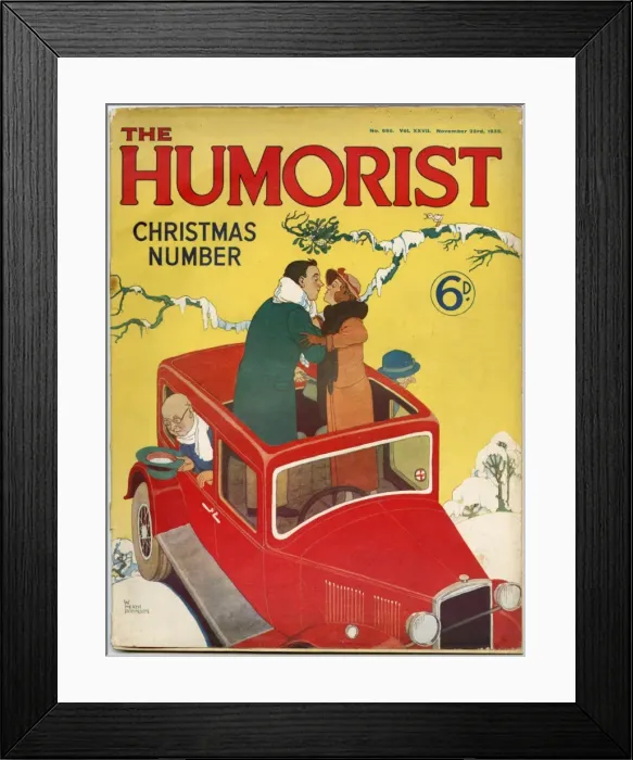 Framed Print : The Humorist Christmas Number Front Cover Framed Print : The Humorist Christmas Number Front Cover
