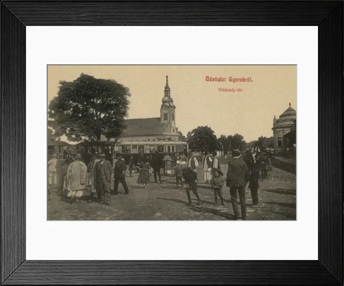 Framed Print : Nadasdy Street, Gyor, Hungary Framed Print : Nadasdy Street, Gyor, Hungary