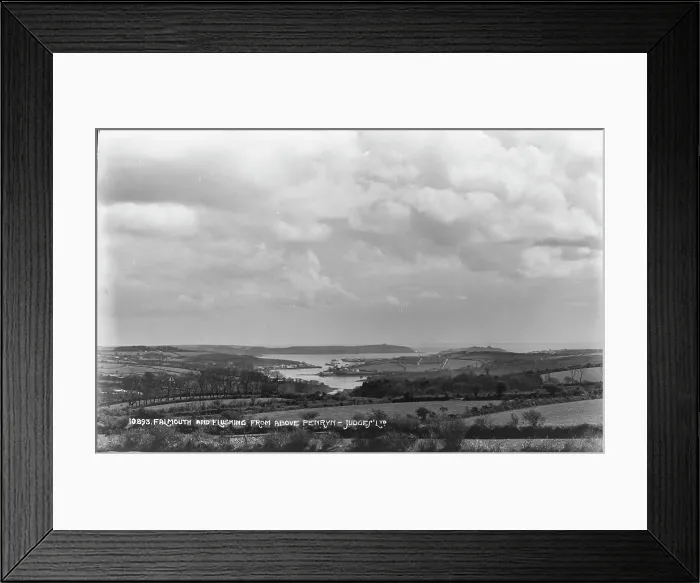 Framed Print : Falmouth and Flushing from Above Penryn Framed Print : Falmouth and Flushing from Above Penryn
