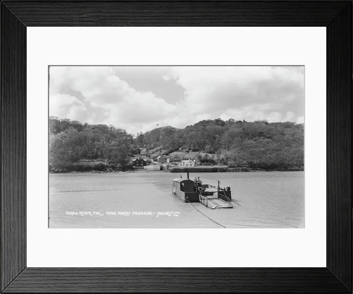 Framed Print : River Fal at King Harry Passage Framed Print : River Fal at King Harry Passage