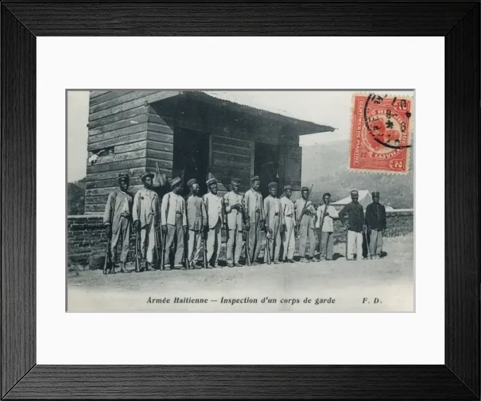 Framed Print : The Haitian Army