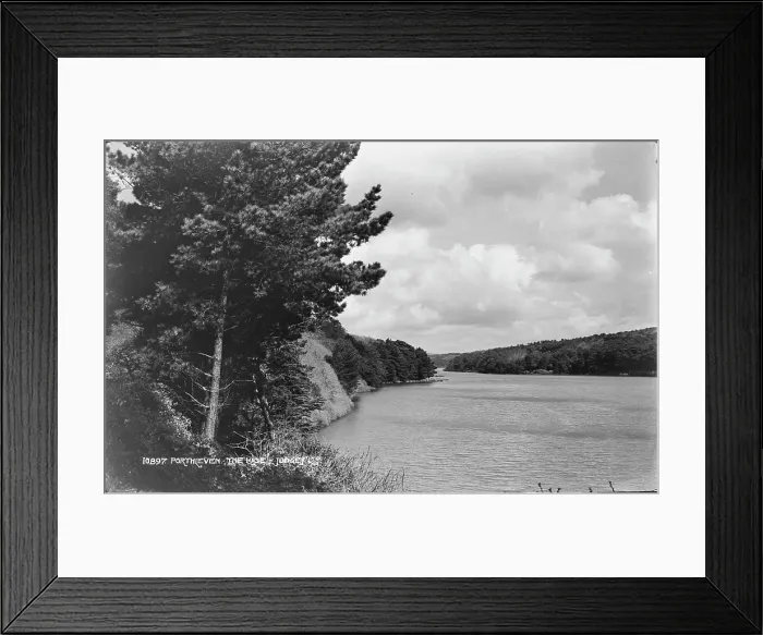 Framed Print : Scenic View of Porthleven Framed Print : Scenic View of Porthleven