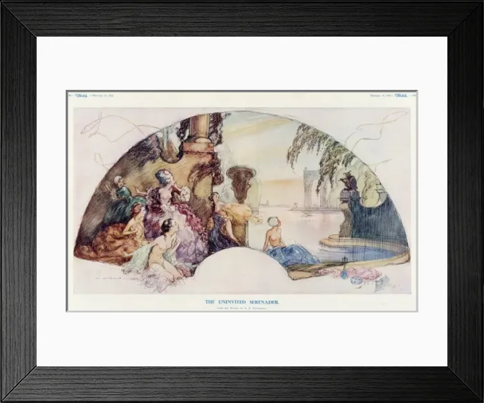 Framed Print : The Uninvited Serenader by A. K. Macdonald Framed Print : The Uninvited Serenader by A. K. Macdonald