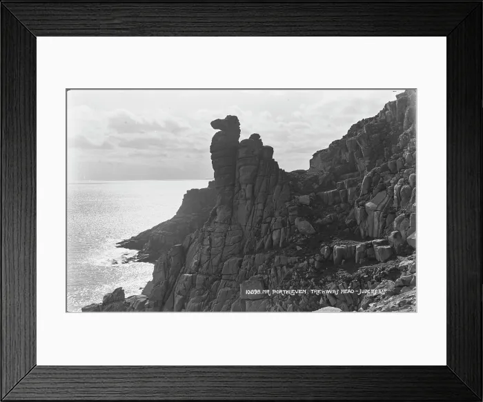 Framed Print : Trewavas Head Rock Formation Framed Print : Trewavas Head Rock Formation