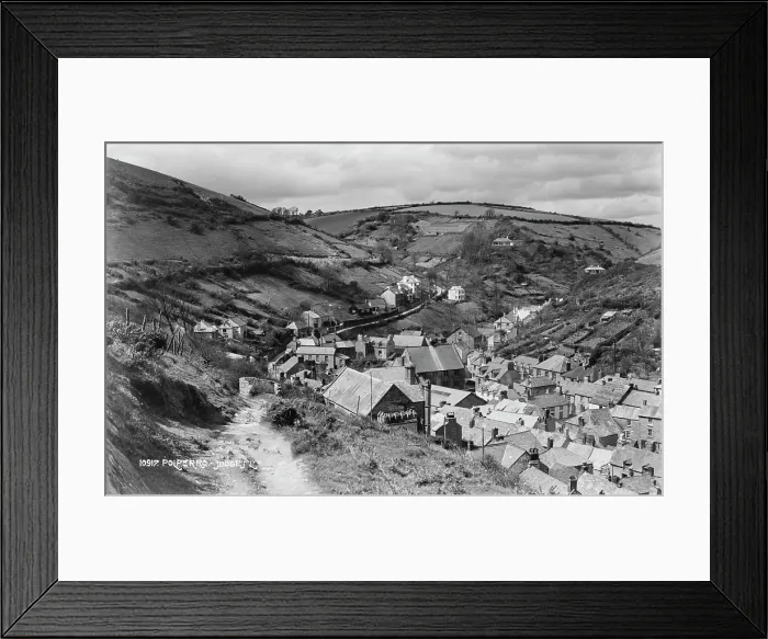 Framed Print : A Scenic View of Polperro Framed Print : A Scenic View of Polperro