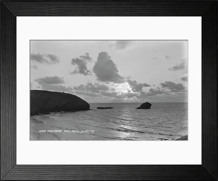 Framed Print : Sunset at Gull Rock, Portreath Framed Print : Sunset at Gull Rock, Portreath
