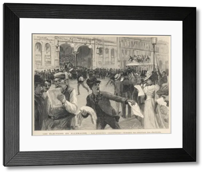 Framed Print : German Election Results Framed Print : German Election Results