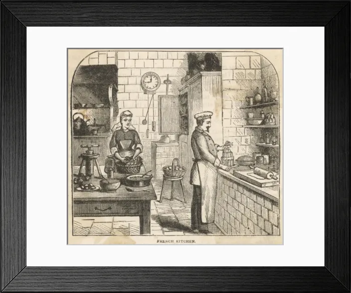 Framed Print : A French kitchen Framed Print : A French kitchen
