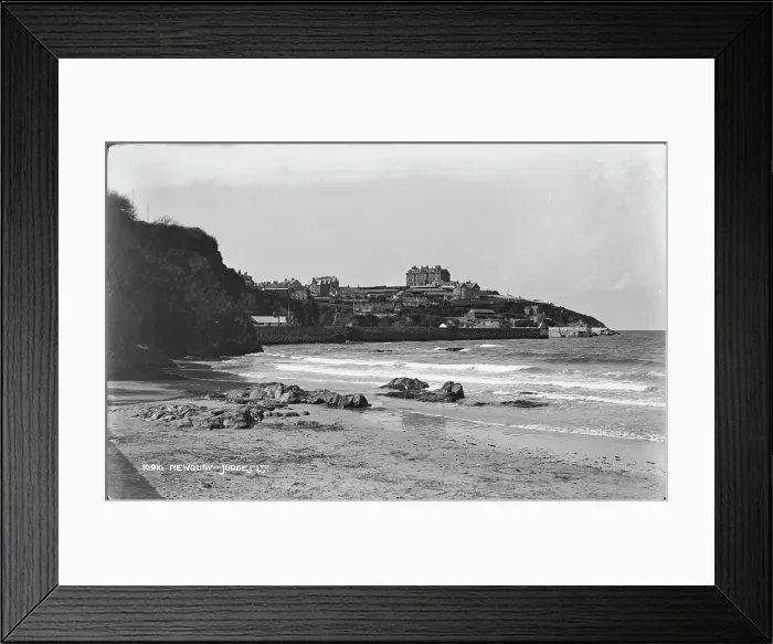 Framed Print : Newquay Beach View Framed Print : Newquay Beach View