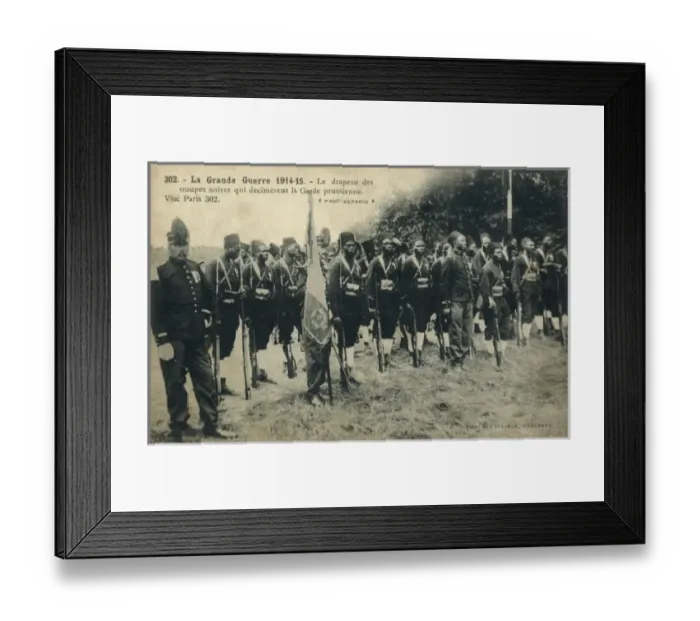 Framed Print : North African French Colonial Troops - WWI Framed Print : North African French Colonial Troops - WWI