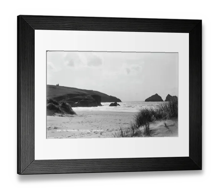 Framed Print : Scenic View of Holywell Bay Framed Print : Scenic View of Holywell Bay