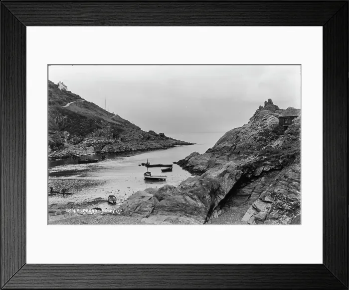 Framed Print : Tranquil Cove at Polperro Framed Print : Tranquil Cove at Polperro