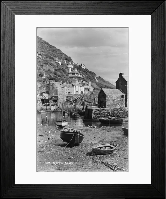 Framed Print : Polperro Harbor Framed Print : Polperro Harbor
