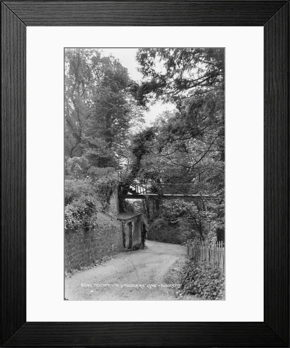 Framed Print : Teignmouth Smugglers Lane Framed Print : Teignmouth Smugglers Lane