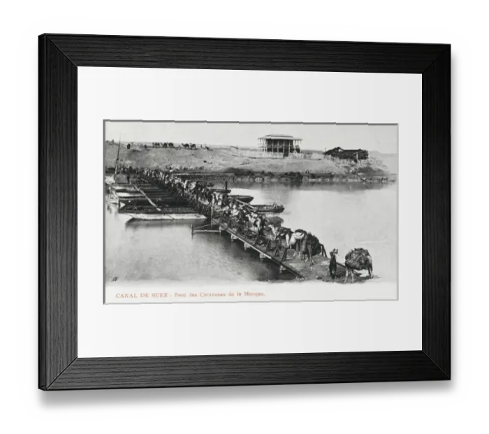 Framed Print : Egypt - Bridge for Mecca-bound caravan trains Framed Print : Egypt - Bridge for Mecca-bound caravan trains