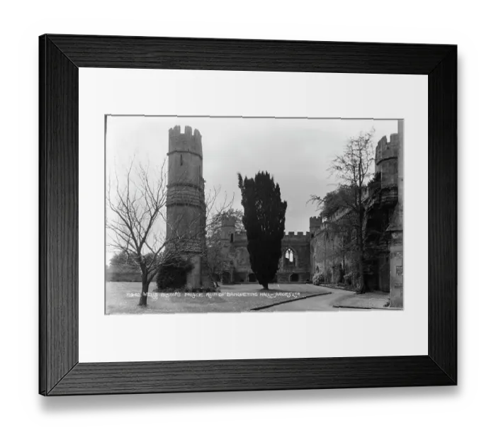Framed Print : Ruins of Wells Bishop's Palace Framed Print : Ruins of Wells Bishop's Palace