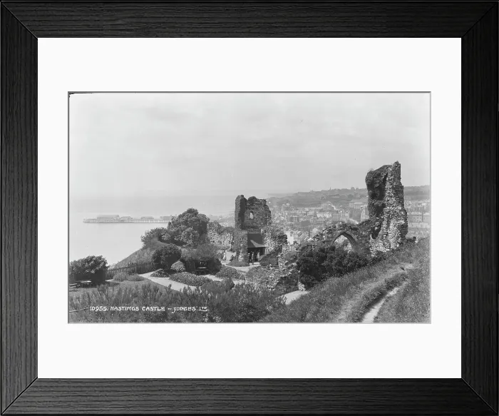 Framed Print : Hastings Castle Ruins Framed Print : Hastings Castle Ruins