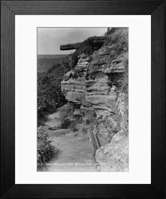 Framed Print : Lovers Seat at Fairlight Glen Framed Print : Lovers Seat at Fairlight Glen