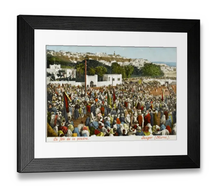 Framed Print : Morocco - Fete de la Poudre - Tangiers Framed Print : Morocco - Fete de la Poudre - Tangiers