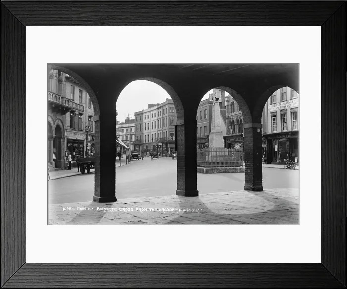 Framed Print : Burmese Cross from the Arcade Framed Print : Burmese Cross from the Arcade