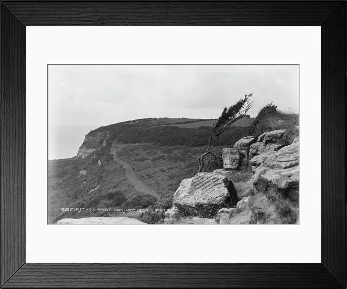 Framed Print : Scenic View Above Fairlight Glen Framed Print : Scenic View Above Fairlight Glen
