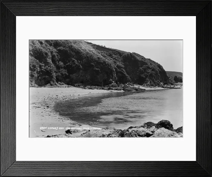 Framed Print : Cemaes Bay - The Bathing Cove Framed Print : Cemaes Bay - The Bathing Cove