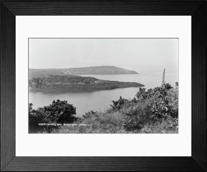 Framed Print : Scenic View of Cemaes Bay Framed Print : Scenic View of Cemaes Bay