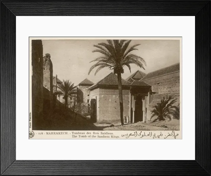 Framed Print : Morocco - Marrakesh - Tombs of the Saadien Kings Framed Print : Morocco - Marrakesh - Tombs of the Saadien Kings