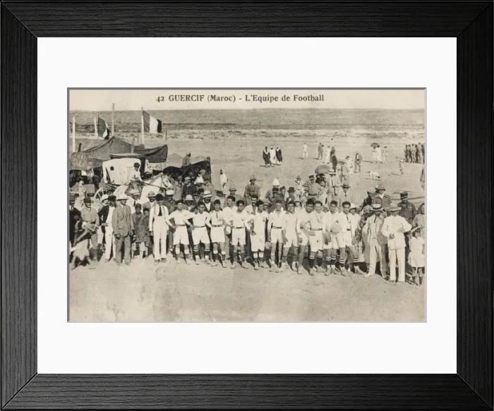Framed Print : Football Team at Guercif, Morocco Framed Print : Football Team at Guercif, Morocco