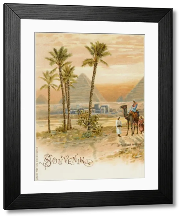 Framed Print : The Pyramids of Giza, Cairo, Egypt Framed Print : The Pyramids of Giza, Cairo, Egypt