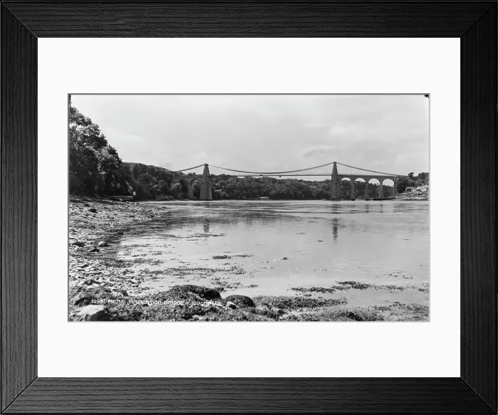 Framed Print : Menai Suspension Bridge Framed Print : Menai Suspension Bridge