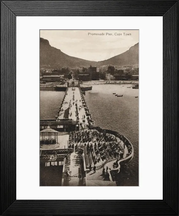 Framed Print : Pier at Cape Town, South Africa Framed Print : Pier at Cape Town, South Africa