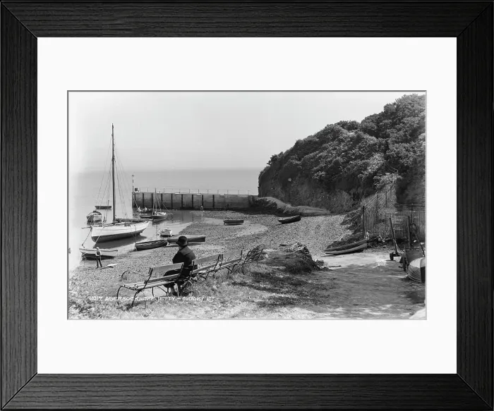 Framed Print : The Jetty at Abersoch Framed Print : The Jetty at Abersoch