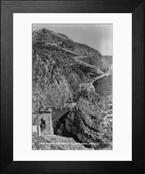 Framed Print : The Descent to South Stack Framed Print : The Descent to South Stack