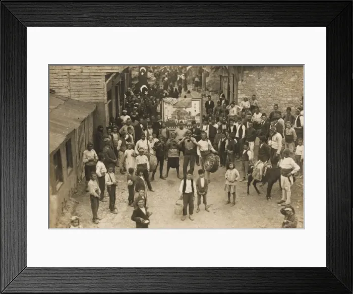 Framed Print : Izmir, Turkey - Nationalist Procession Framed Print : Izmir, Turkey - Nationalist Procession