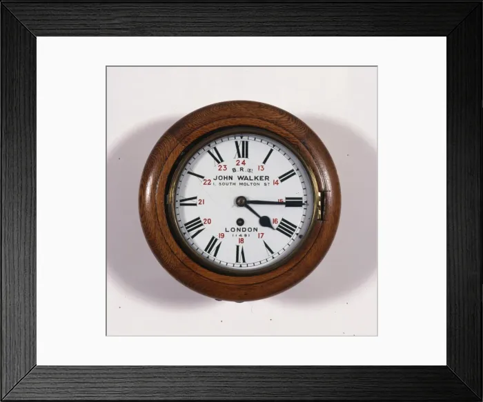 Framed Print : Photograph of a John Walker Clock Framed Print : Photograph of a John Walker Clock