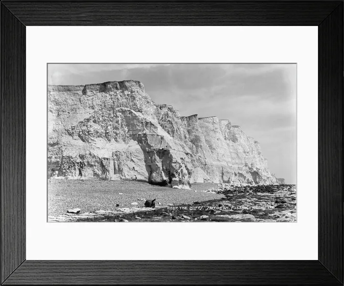 Framed Print : The Cliffs at Saltdean Framed Print : The Cliffs at Saltdean