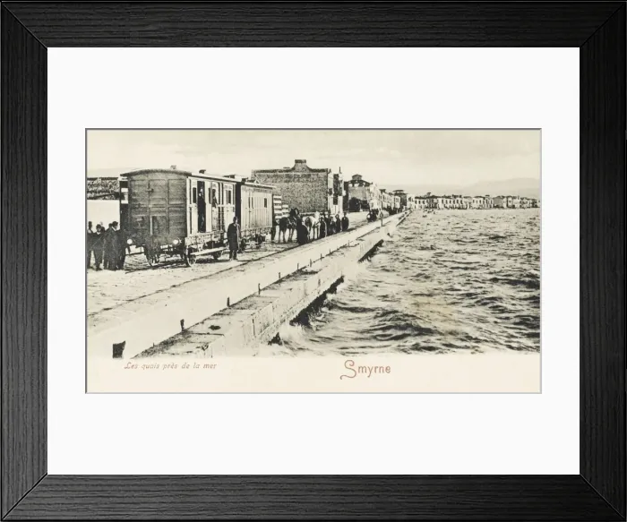Framed Print : Izmir, Turkey - The Quayside Framed Print : Izmir, Turkey - The Quayside
