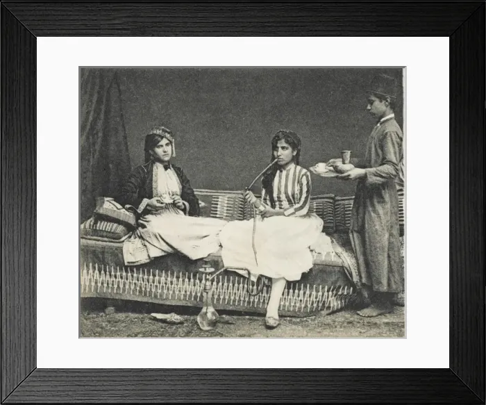 Framed Print : Oriental Beauties in Smyrna Framed Print : Oriental Beauties in Smyrna