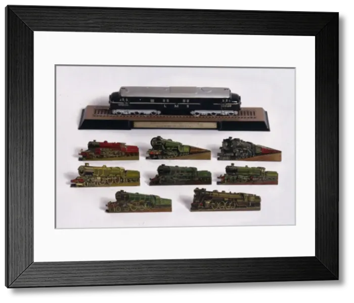Framed Print : Photograph of locomotives Framed Print : Photograph of locomotives
