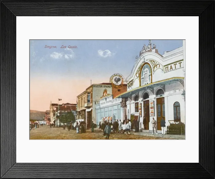 Framed Print : Izmir, Turkey - Greek Cinema by the Quayside Framed Print : Izmir, Turkey - Greek Cinema by the Quayside